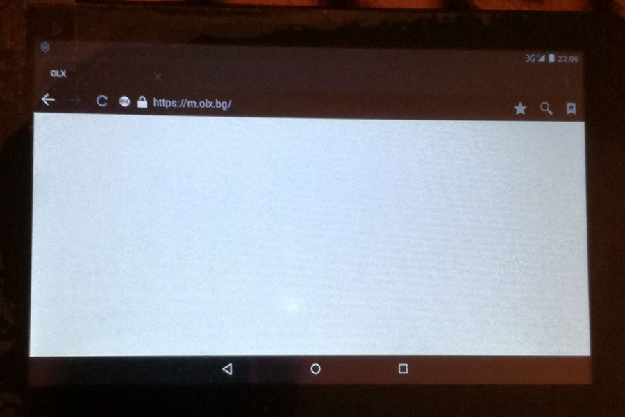 Проблем с Интернет Браузера на Таблет DIVA с Андроид 5.1 Дава ми Бял Екран !