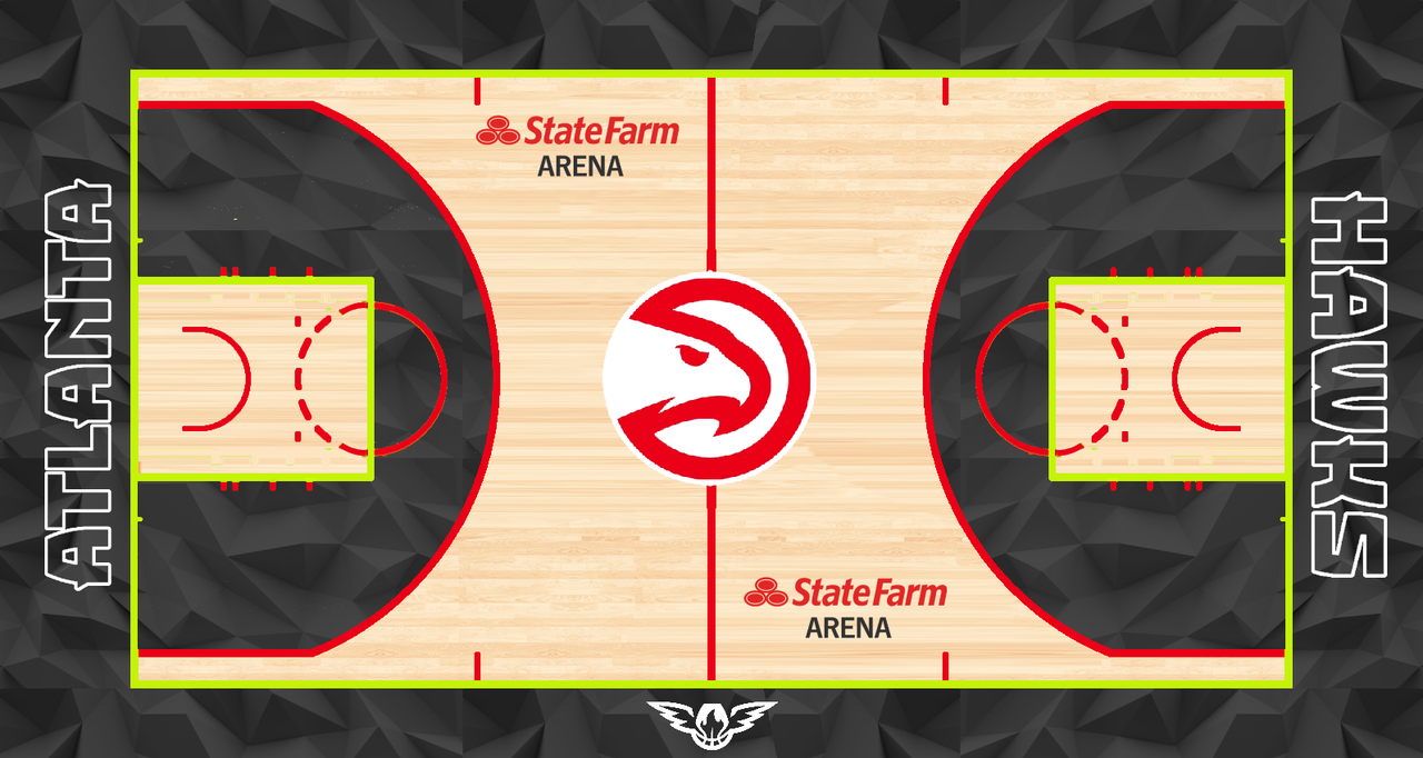 Atlanta Hawks go simple-but-unique with their new court – SportsLogos.Net  News