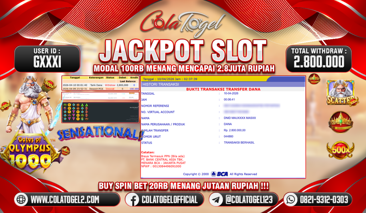 JACKPOT SLOT GACORR!!