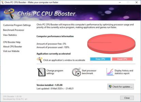 Chris-PC CPU Booster 1.24.09 + Portable Chris-PC CPU Booster 1.24.09 + Portable