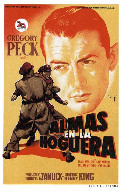 Cartel de Almas en la hoguera Cartel de Almas en la hoguera