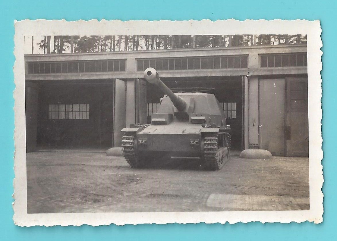 orig. Foto, deutscher Panzer,Sturmgeschütz mit 1