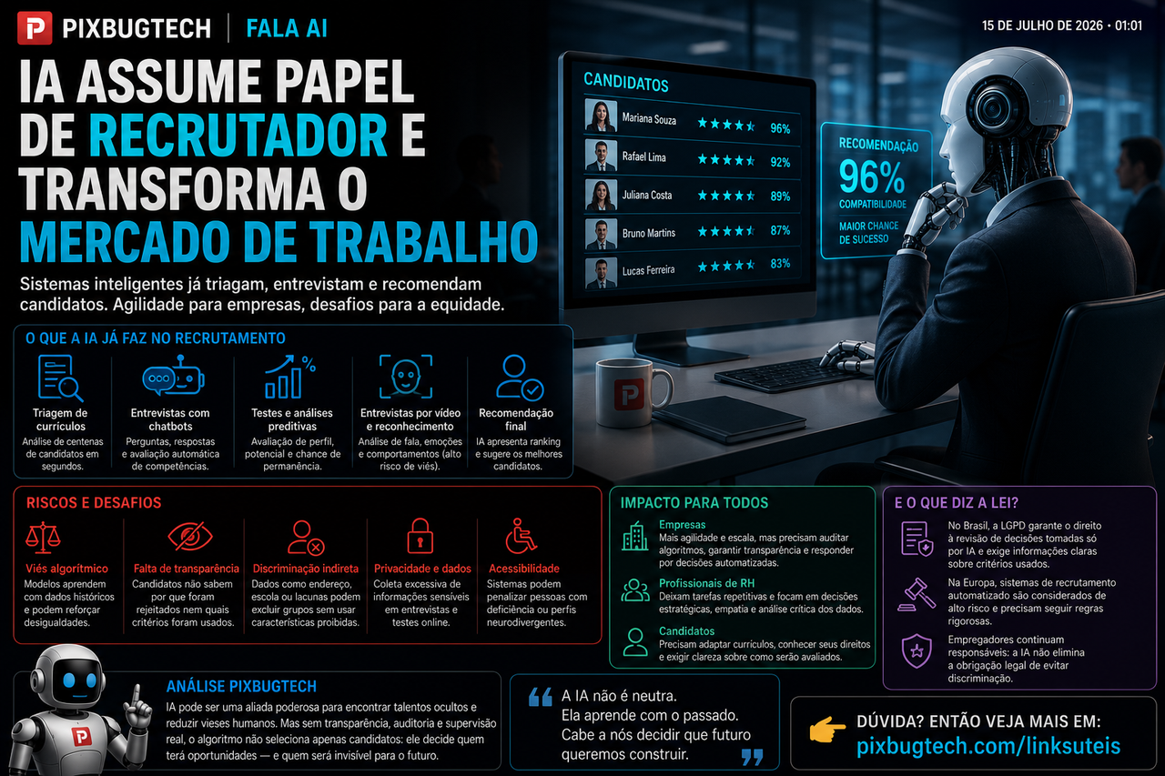 A IA já decide quem chega à entrevista e pode nunca explicar por que você ficou de fora