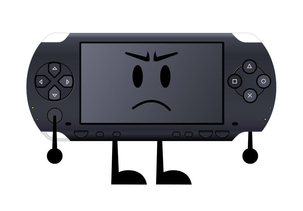 PlayStation Portable (Full Body BFDI Style) - Angry