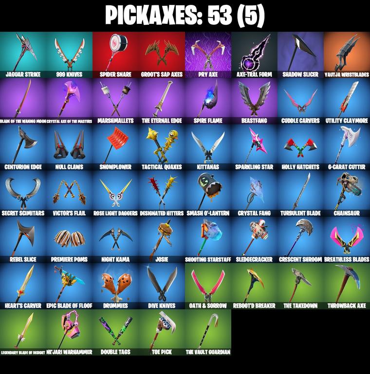 pickaxes comp