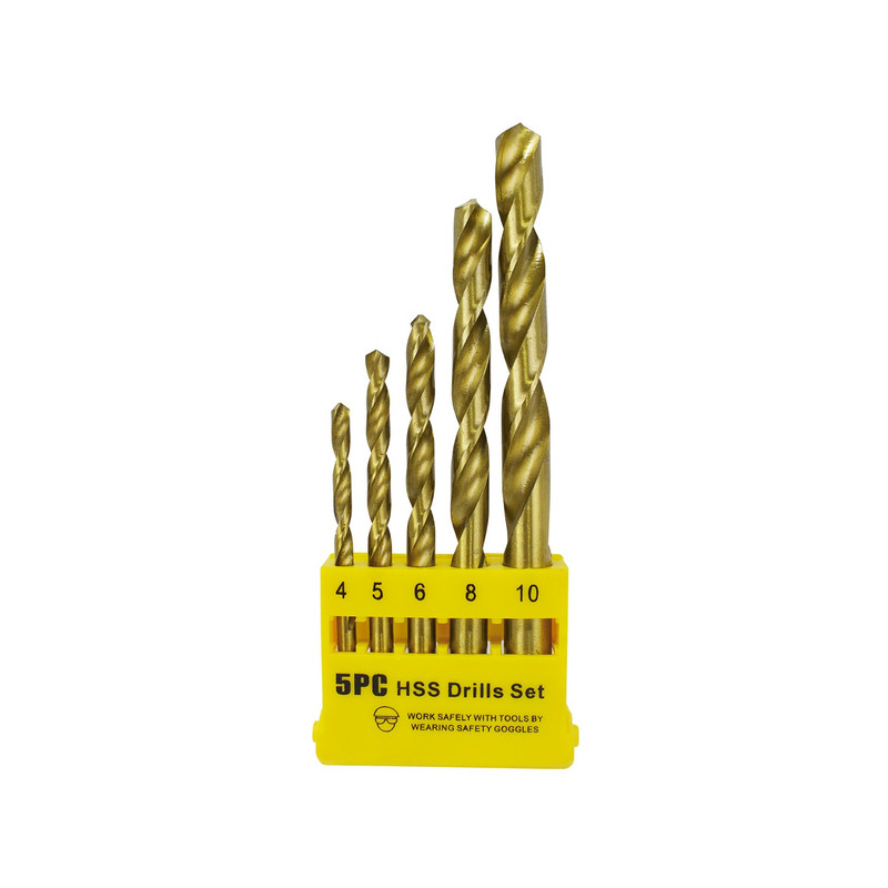 JUG. BROCAS P/FIERRO 5PCS (4-10MM) KAMASA
