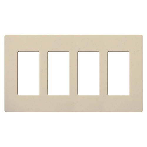 Lutron SC-4 Placa Mural 4 Espacios para Atenuadores y Controles