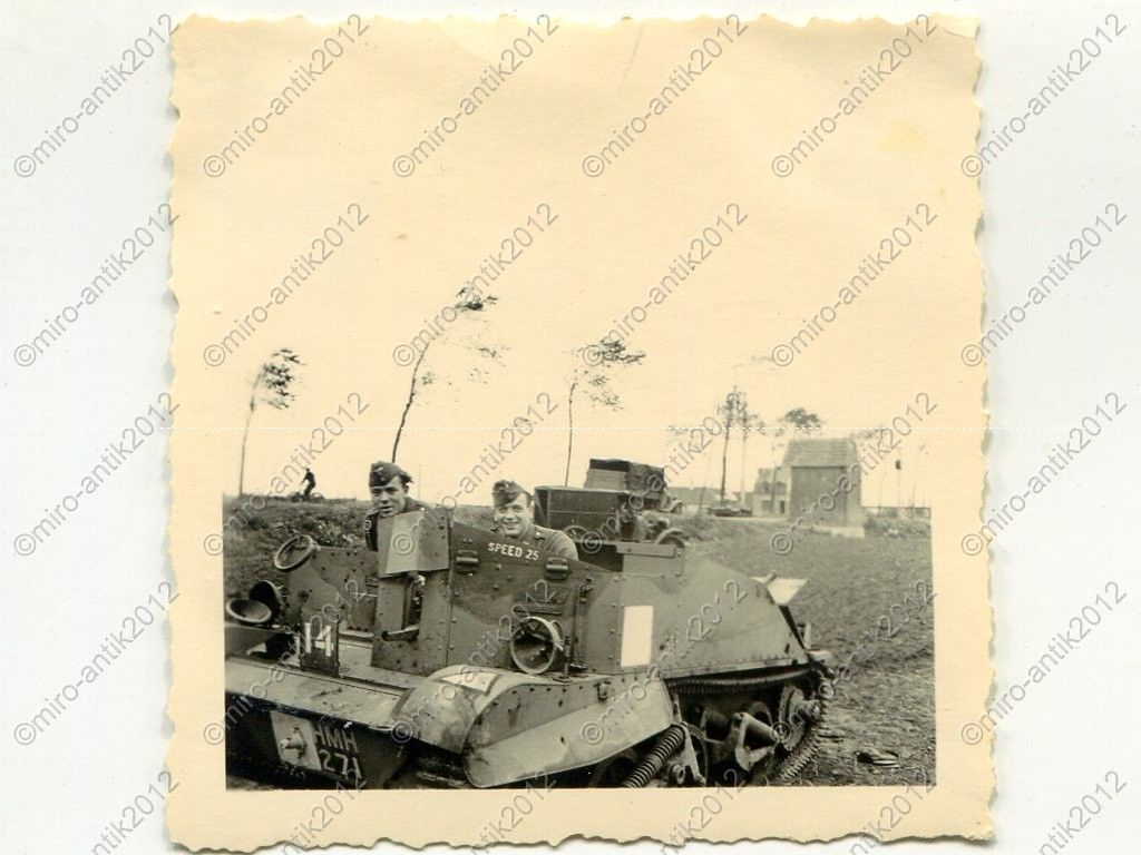 Foto, zerstörter Universal Carrier MK II Dünkirc