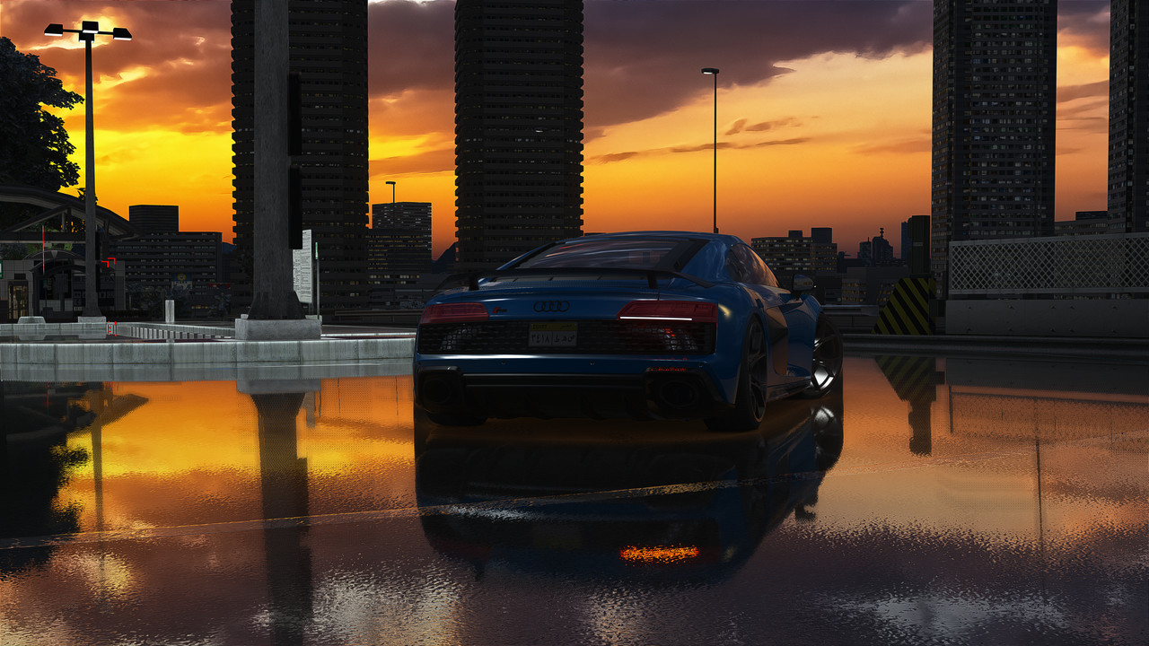 Audi R8 Close-up Server