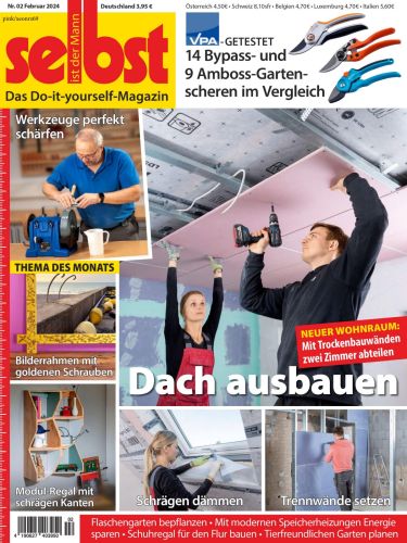 Cover: Selbst ist der Mann Heimwerkermagazin Februar No 02 2024