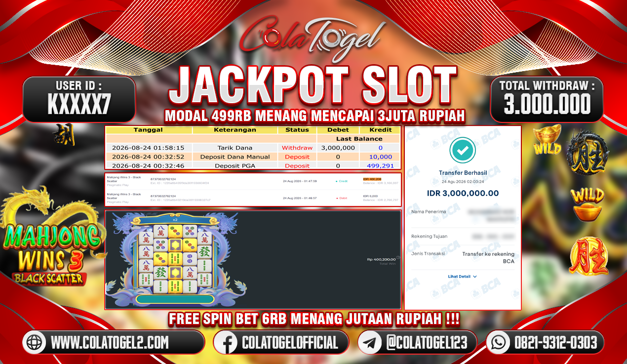 JACKPOT SLOT GACORR!!