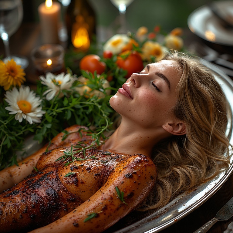 Garden wedding wom served Blonde 0 82