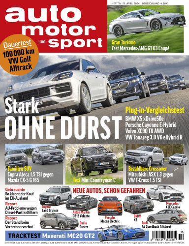 Auto Motor und Sport Magazin No 10 vom 25  April 2024