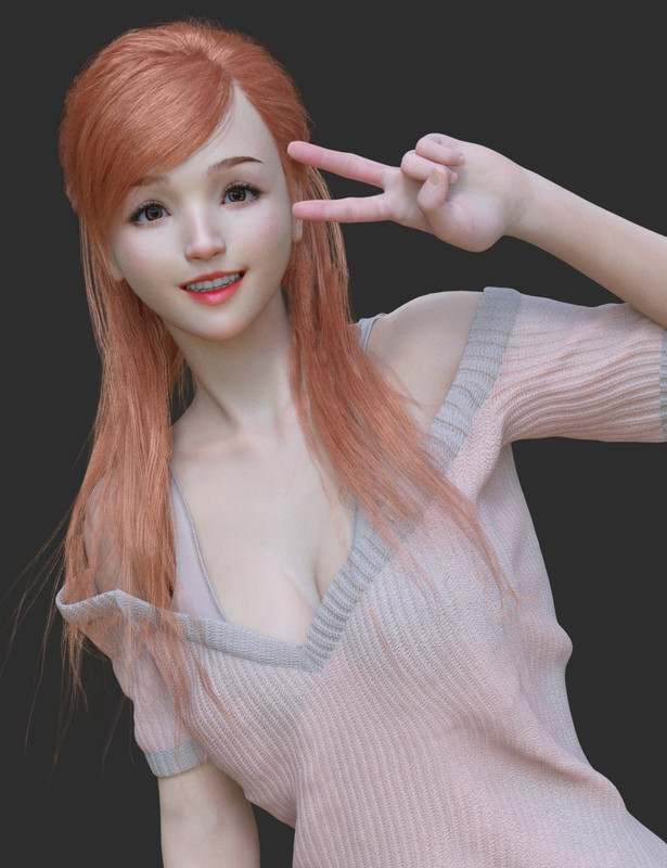 HS dForce Lurys Sweater for Genesis 8.1 Female [REPOST]