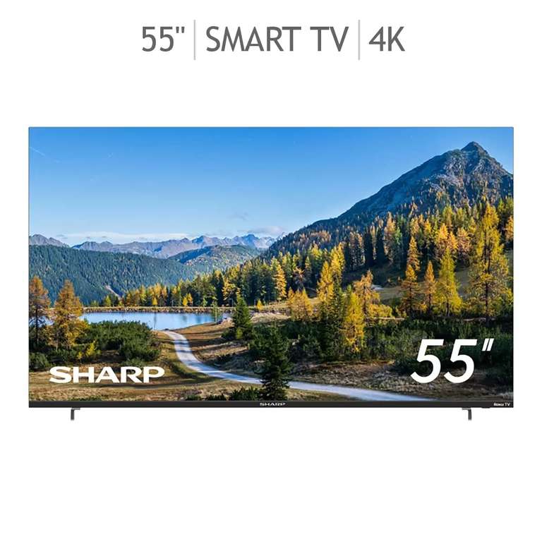 Costco: Sharp Pantalla 55 4K UHD Smart TV 4T-C55DL7UR Pagando con TDC Costco citibanamex 