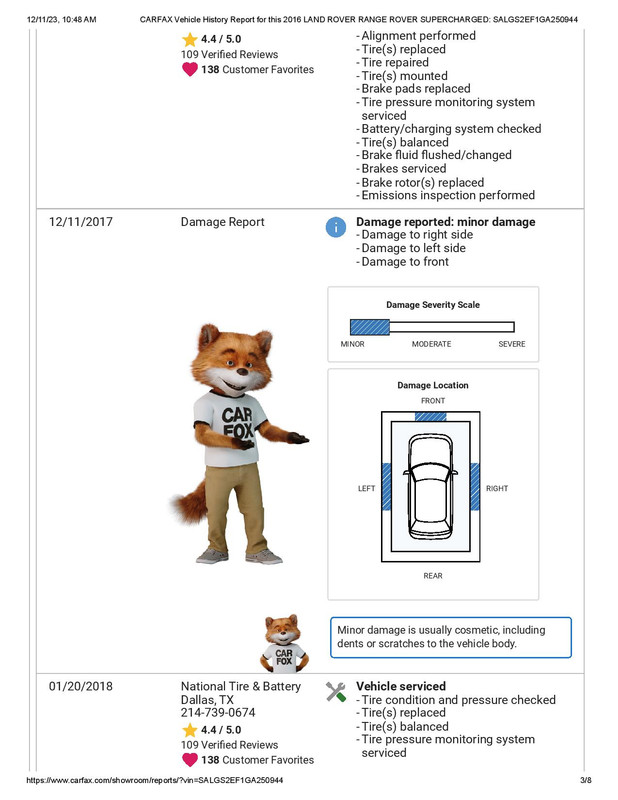 CARFAX Vehicle History Report for this 2016 LAND ROVER RANGE ROVER SUPERCHARGED_ SALGS2EF1GA250944-p