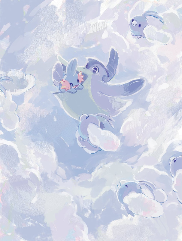 mudkip-swablu-and-pelipper-pokemon-drawn