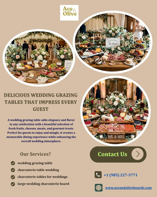 Delicious Wedding Grazing Tables That Impress Every Guest