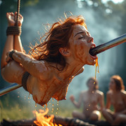 Impaled-grilled-Girl-red-Hair-0-15