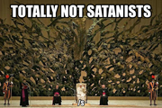 Pope not satanist