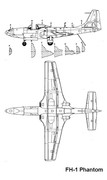 3 McDonnell FH-1 Phantom