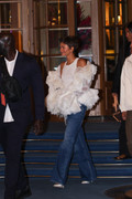 Zendaya-Braless-White-Top-Paris374
