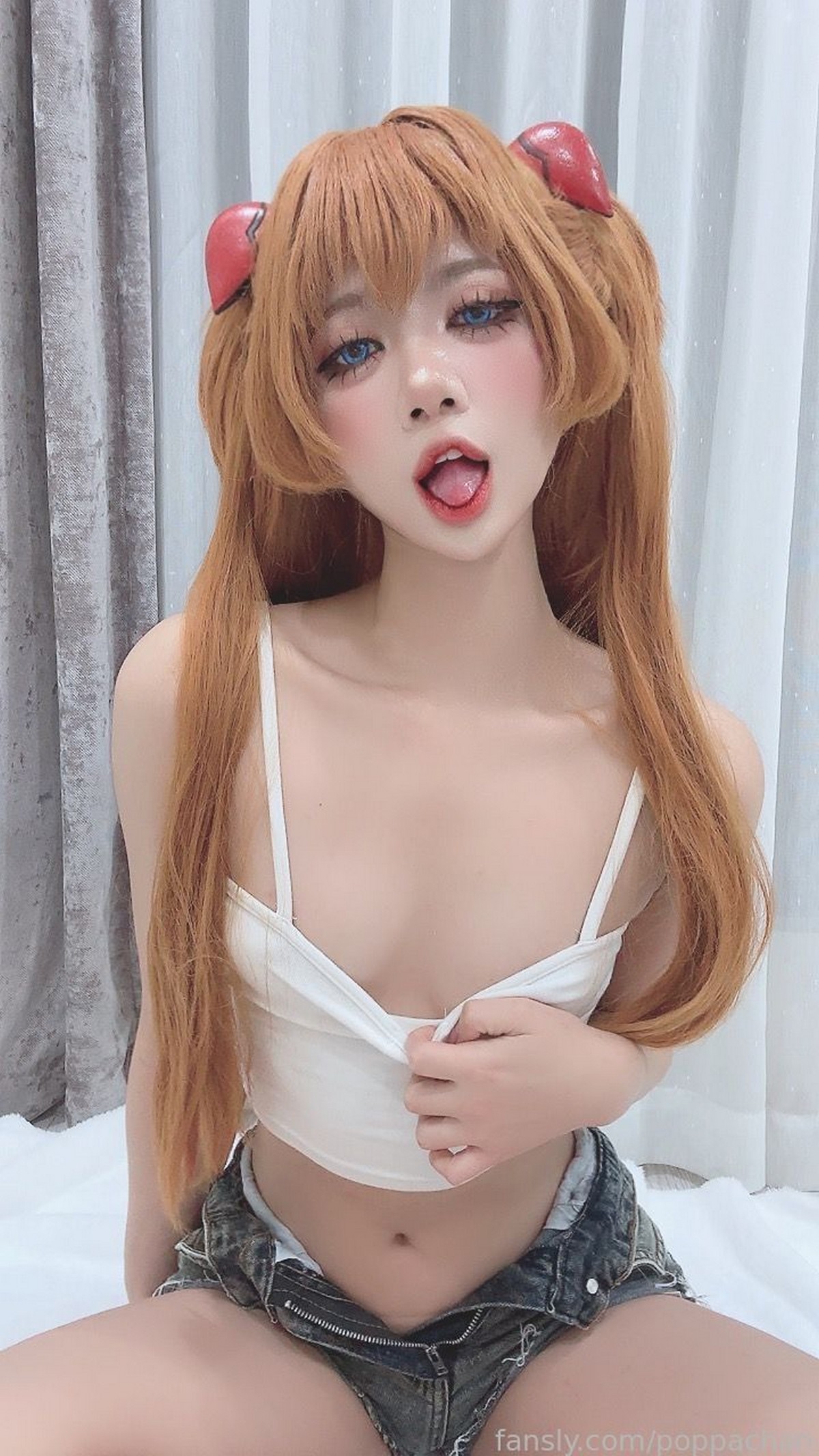 PoppaChan Asuka Cosplay (Evangelion) – 33 Photos 7MB插图7