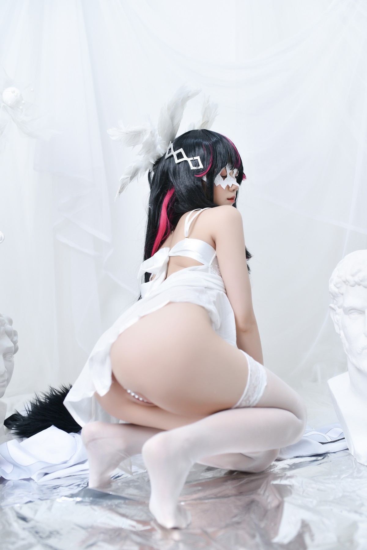 PoppaChan Columbina Cosplay Set (Genshin Impact Fatui) – 146 Photos 346MB插图6