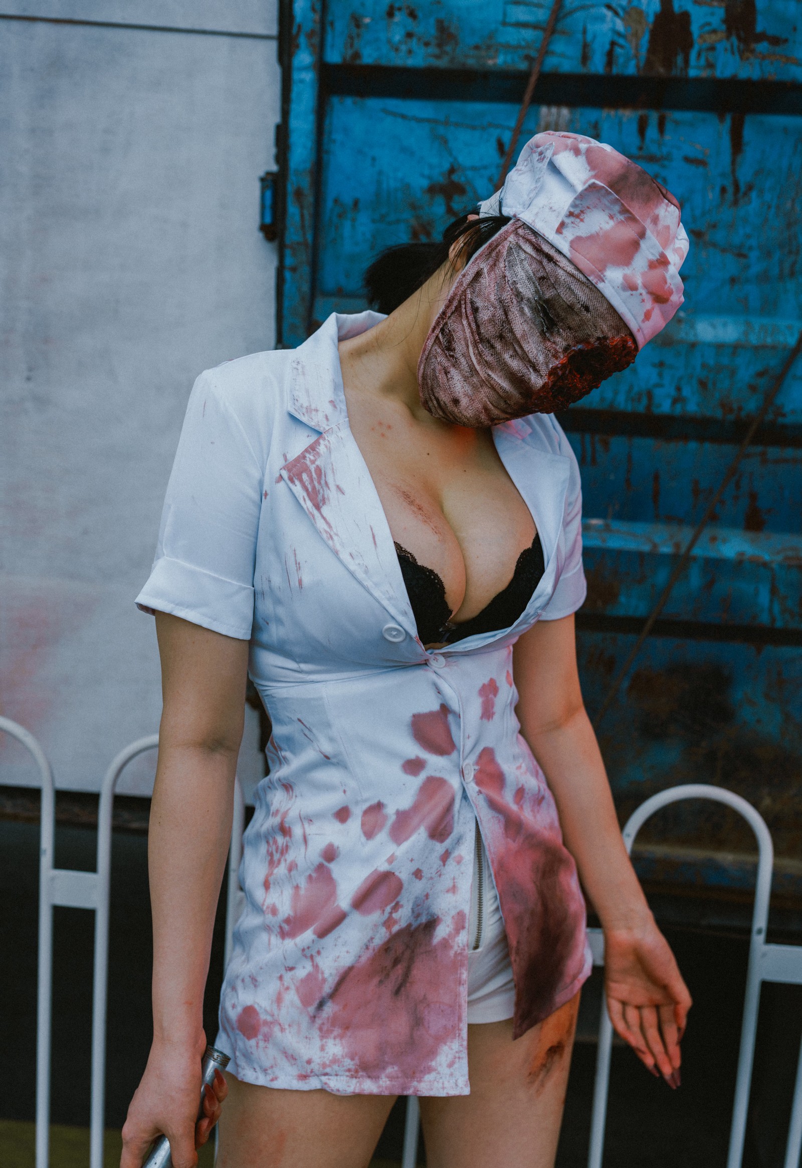 兔胖胖min – 寂静岭 丧尸护士 Cosplay 高清写真集（41P-249MB）恐怖题材