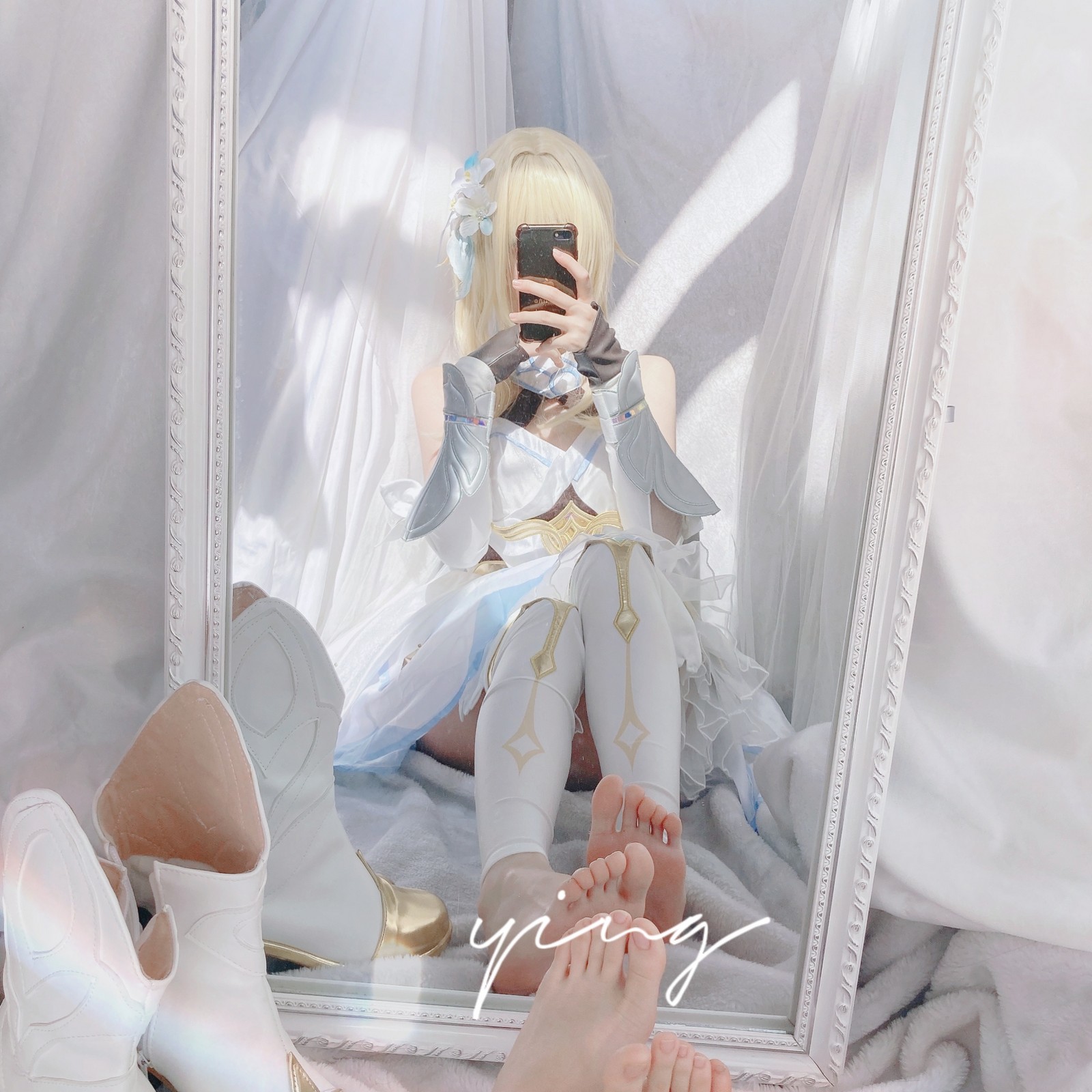 Seele麦麦荧纯白物语 Cosplay｜原神主题高清写真集（145P-445MB）插图1