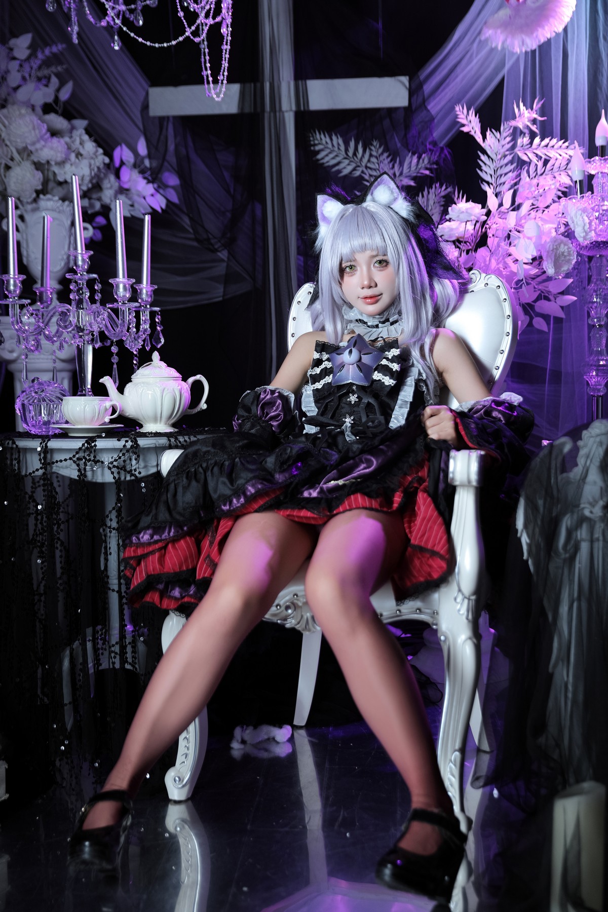 PoppaChan Murasaki Shion Cosplay Dress (Hololive) – 88 Photos 10 Videos 1.09GB