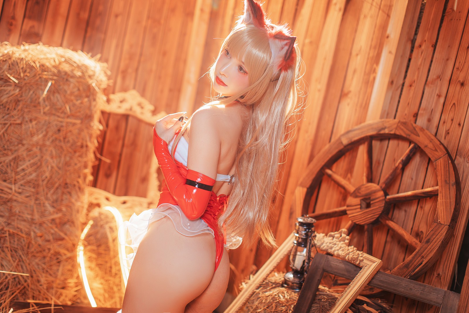 一千只猫薄禾写真 – 圣诞狼女 Cosplay 写真合集 含视频（40P+1V / 726.6MB）插图7