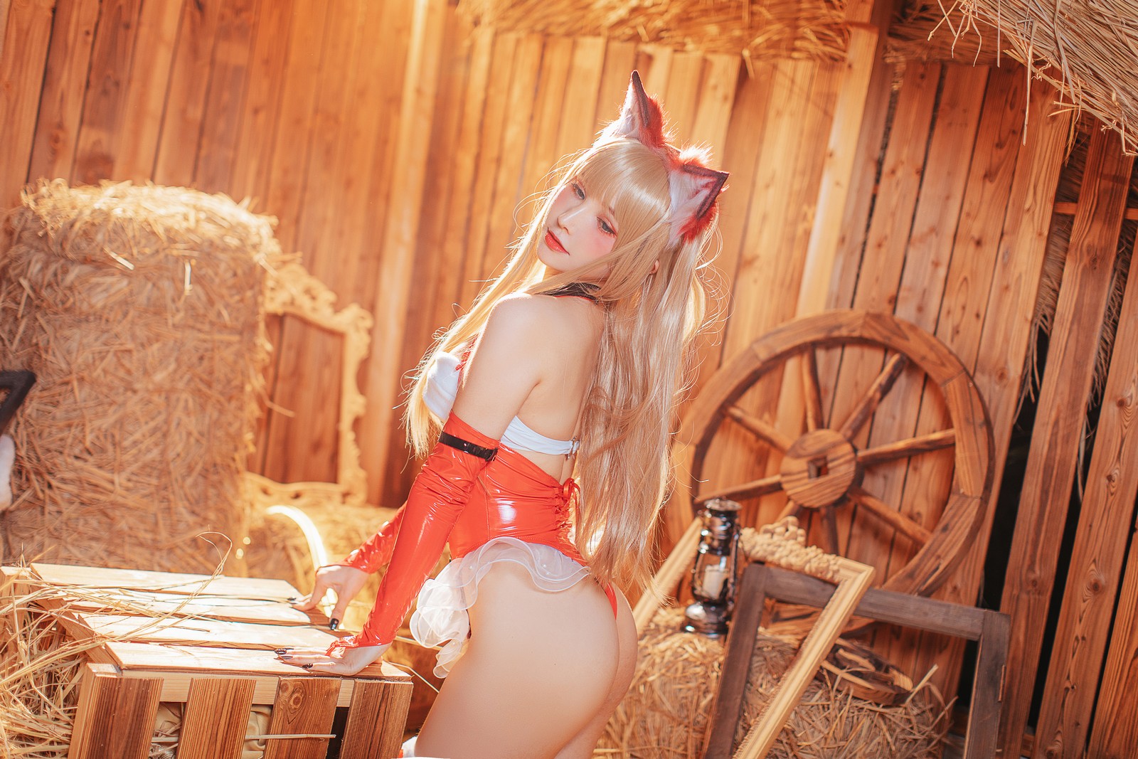 一千只猫薄禾写真 – 圣诞狼女 Cosplay 写真合集 含视频（40P+1V / 726.6MB）插图9