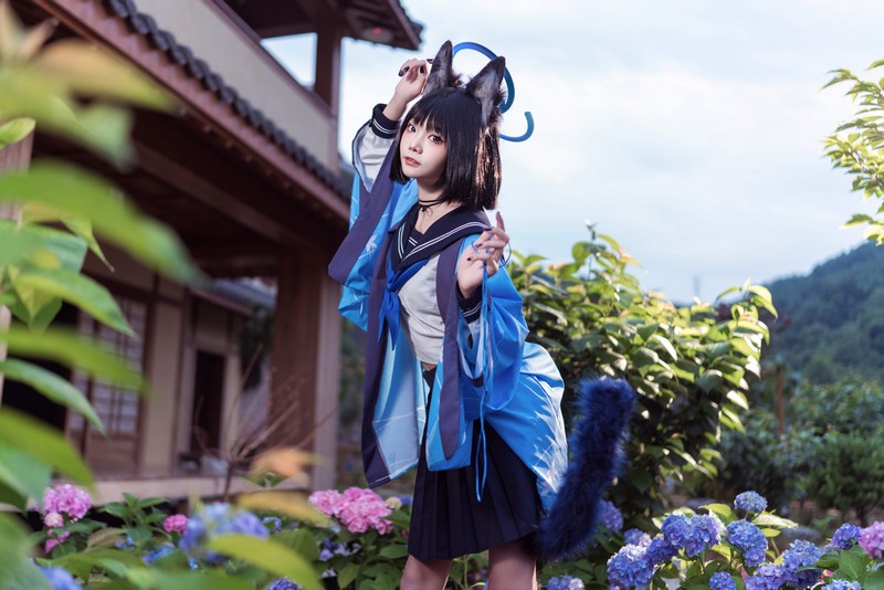 艾西Aiwest 桐生桔梗Cosplay写真图集 高清美图合集 48P (296.8M)插图4