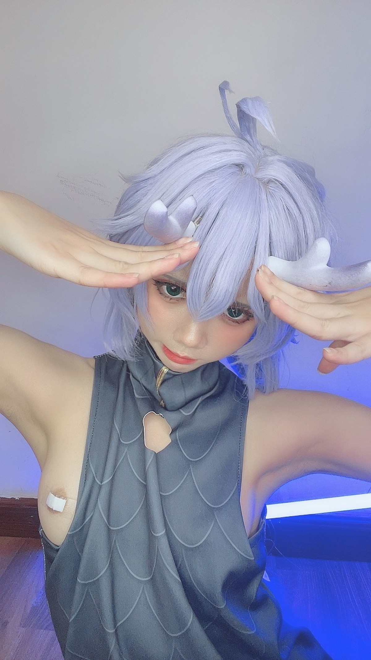 PoppaChan Bailu Cosplay Pack (Honkai Star Rail) – 155 Photos 12 Videos 457MB插图2