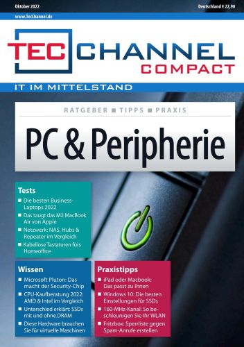Cover: Tecchannel Compact Magazin No 10 2022