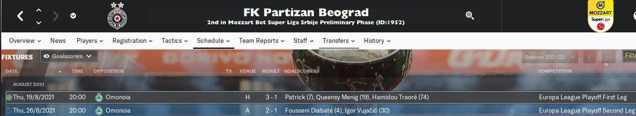 partizan kvalifikacije El