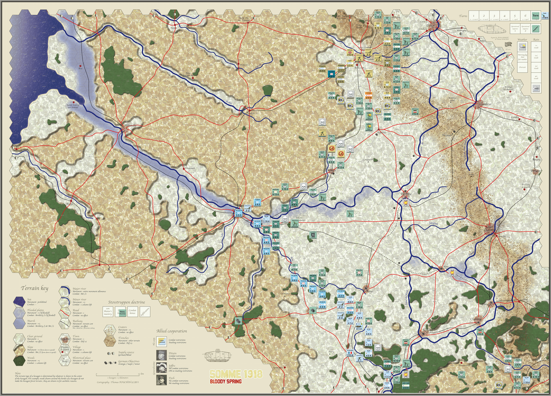Somme 1918Map