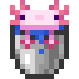 Axolotl In a Bucket Minecraft Skin