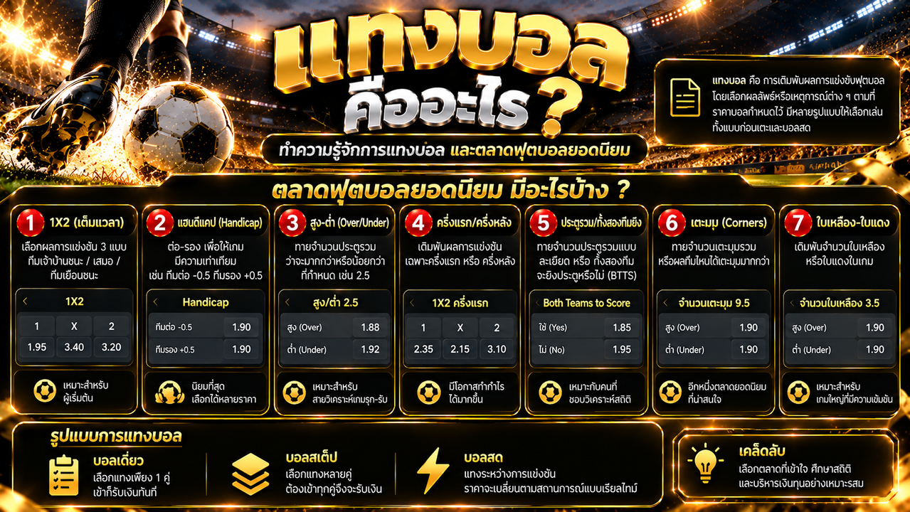 แทงบอลคืออะไร
