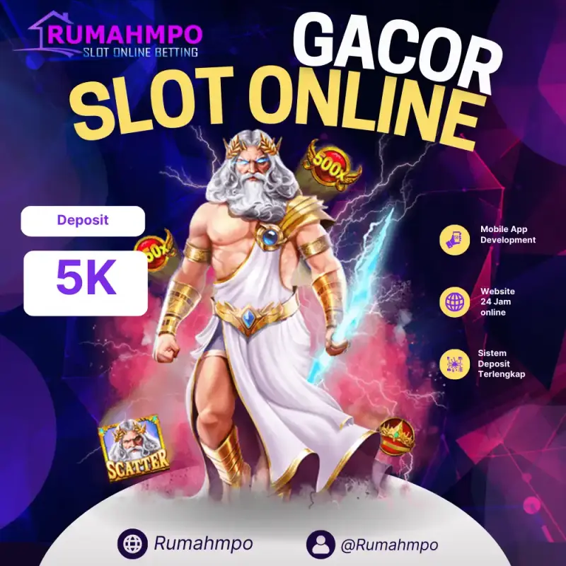 Rumahmpo Provider Slot Deposit 10000 Tanpa Potongan & Situs Judi Online Mpo Terbaru