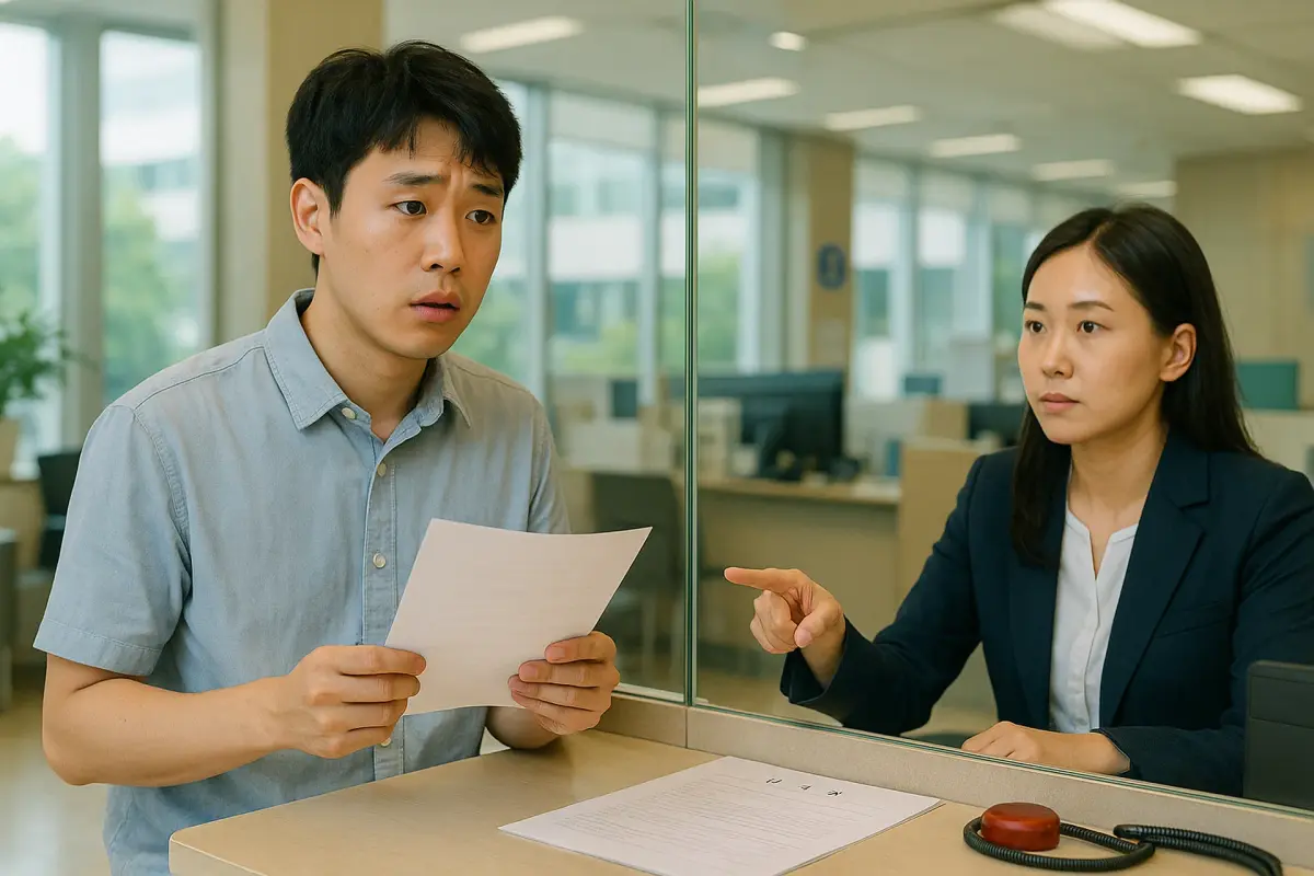 전세자금대출 은행 창구 상담 이미지