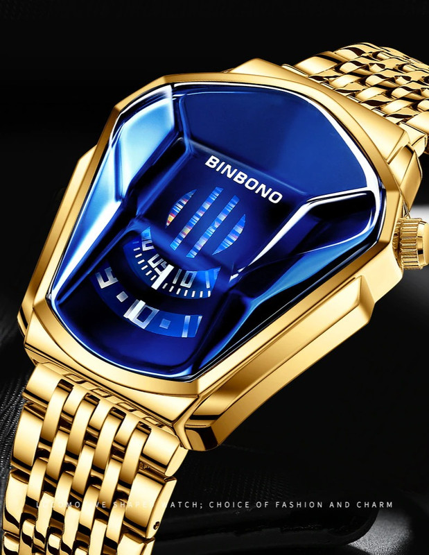 Hourly Diamond Style Quartz Watch Waterproof High-End Fashion