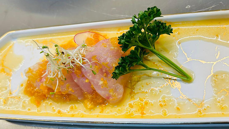 281. Carpaccio di spigola