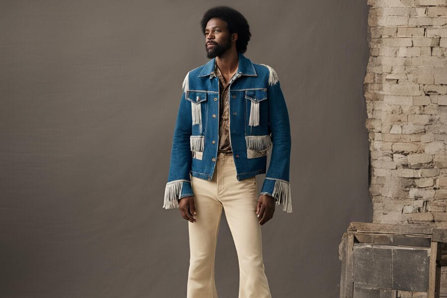 fashion for men in the 1970s