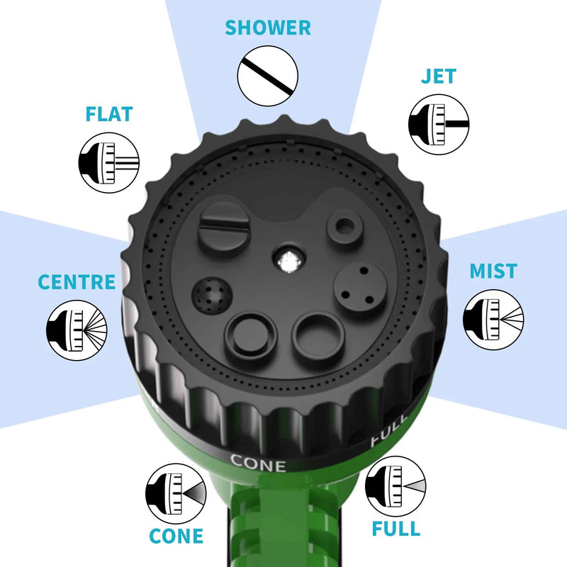 150ft Expandable Garden Hose with 7-Mode Nozzle