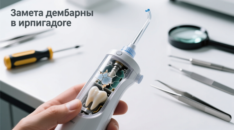 Замена мембраны в ирригаторе