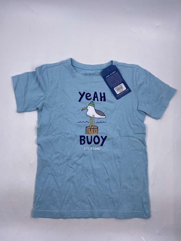 LIFE IS GOOD YEAH BUDY T-SHIRT BLUE YOUTH M 4500022515