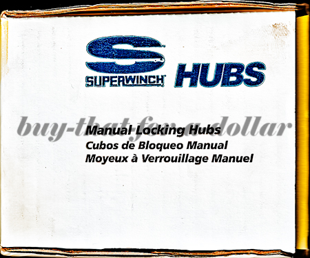 NEW*Superwinch Locking Hubs-400439-Dana 60-3/4-1 Ton-Ford F250