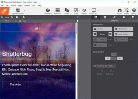 CoffeeCup Responsive Site Designer 4.0 Build 3320 + Portable CoffeeCup Responsive Site Designer 4.0 Build 3320 + Portable